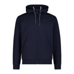 Bluza męska turystyczna CMP 31D4317. Niebieskie bluzy męskie CMP, m, bez wzorów, z materiału, z kapturem. Za 253.50 zł.