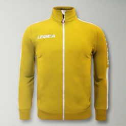 Kurtka California Junior do biegania Żółto-Biała. Białe kurtki męskie Legea, m, bez wzorów, z poliesteru, do biegania. Za 64.00 zł.