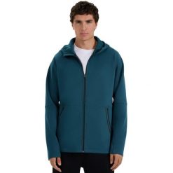 Bluza męska 4F M1865 denim 4FWAW25TSWSM1865 32S ROZMIAR L. Niebieskie bluzy męskie 4f, l, bez wzorów, z denimu, bez kaptura. Za 169.00 zł.