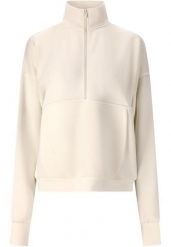 Kobieca bluza półzipowana Athlecia Jillnana. Szare bluzy damskie Athlecia, l, bez wzorów, z materiału, bez kaptura, na fitness i siłownię. Za 276.50 zł.
