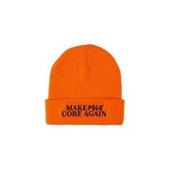 BEANIE MPCA 2 ORANGE. Brązowe czapki i kapelusze męskie marki Pogo, z aplikacjami, klasyczne. Za 59.00 zł.