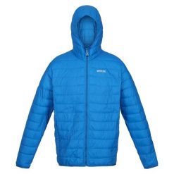 Męska Kurtka Pikowana Z Kapturem + Worek Hillpack. Czarne kurtki męskie Regatta, m, bez wzorów, z materiału, z kapturem. Za 95.99 zł.