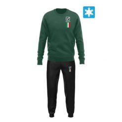 Givova Tuta Italia 100 Uomo Felpa M - dres męski. Zielone bluzy męskie Givova, m, bez wzorów, z dresówki, bez kaptura. Za 229.99 zł.