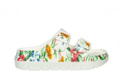 Klapki Laura Vita Nuon 17 Vert 202062, Biały, Tworzywo - 37. Białe klapki damskie Laura Vita, bez wzorów, z materiału, eleganckie, bez obcasa. W wyprzedaży za 89.10 zł.