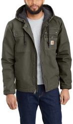 Kurtka Carhartt Sandstone Barlett Jacket Moss. Zielone kurtki męskie Carhartt, m, bez wzorów, bez kaptura. Za 662.91 zł.