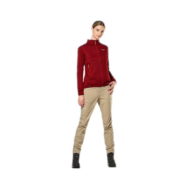 Bluza trekkingowa damska Puez Rocca PL Women. Czerwone bluzy damskie Salewa, s, bez wzorów, bez kaptura. Za 549.99 zł.