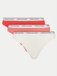 Tommy Hilfiger Komplet stringów UW0UW04894 Kolorowy. Stringi damskie Tommy Hilfiger, s, bez wzorów, z bawełny. Za 149.99 zł.
