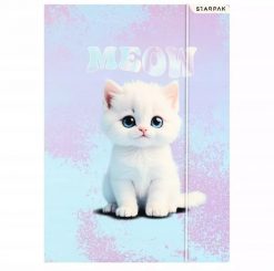 Starpak TECZKA Z GUMKA PAP A4 CUTE KITTY MIX2 STK 10/100. Torby i plecaki dziecięce Starpak. Za 8.79 zł.