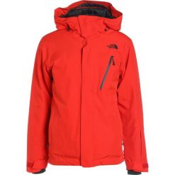 The North Face DESCENDIT Kurtka snowboardowa cent red. Kurtki snowboardowe męskie The North Face, z materiału. W wyprzedaży za 989.10 zł.