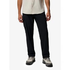 Spodnie turystyczne Columbia Silver Ridge Elite Pant. Czarne spodnie sportowe męskie Columbia, na lato, bez wzorów, trekkingowe. Za 398.99 zł.