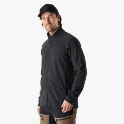 Bluza polarowa turystyka męska Swedemount Lofoten Fleece. Czarne bluzy męskie SWEDEMOUNT, m, bez wzorów, z polaru, bez kaptura. W wyprzedaży za 179.99 zł.