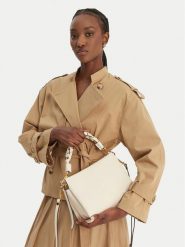 Coccinelle Torebka BOHEME GRANA DOUBLE Biały. Białe torebki do ręki damskie Coccinelle, bez wzorów, ze skóry, bez dodatków. Za 1,549.00 zł.