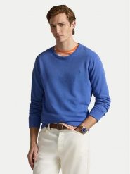 Polo Ralph Lauren Bluza 710A12485004 Niebieski Regular Fit. Niebieskie bluzy męskie Polo Ralph Lauren, m, bez wzorów, z bawełny, bez kaptura. Za 749.99 zł.