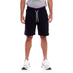 Szorty z zamek błyskawiczny na co dzień na siłownię. Czarne buty sportowe męskie LEONE 1947 APPAREL, bez wzorów, z bawełny, na fitness i siłownię. W wyprzedaży za 109.46 zł.