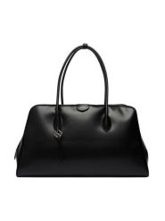 Calvin Klein Torebka Emblem Trio Large Work Bag LV04F3368G Czarny. Czarne torebki do ręki damskie Calvin Klein, bez wzorów, ze skóry, bez dodatków. Za 799.99 zł.