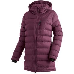 Płaszcz damski Maier Sports Lomnica Coat. Czerwone płaszcze damskie Maier Sports, na zimę, bez wzorów, z materiału, eleganckie, bez kaptura. Za 1,161.15 zł.