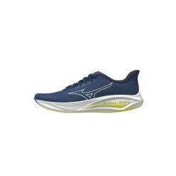 Buty do biegania Mizuno Neo Cosmo. Białe obuwie sportowe damskie Mizuno, bez wzorów, z materiału, do biegania. Za 424.70 zł.