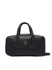 Tommy Hilfiger Torebka Th Daily Crossover Mono AW0AW18415 Czarny. Czarne torebki do ręki damskie Tommy Hilfiger, bez wzorów, ze skóry, bez dodatków. Za 649.99 zł.