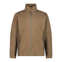 Bluza męska turystyczna CMP 34M0577. Brązowe bluzy męskie CMP, m, bez wzorów, z dzianiny, bez kaptura. Za 283.00 zł.