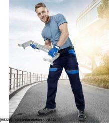 Ardon COOL TREND Ardon - klasyczne spodnie robocze męskie do pasa o sportowym kroju - niebiesko-niebieski H8320 68. Niebieskie spodnie sportowe męskie Ardon, m, bez wzorów. Za 73.91 zł.