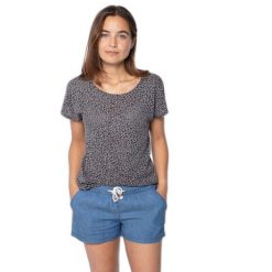 Koszulka damska Protest PRTMEGAN t-shirt. Czarne koszulki sportowe damskie Protest, l, bez wzorów, bez kołnierzyka, bez ramiączek. W wyprzedaży za 80.00 zł.