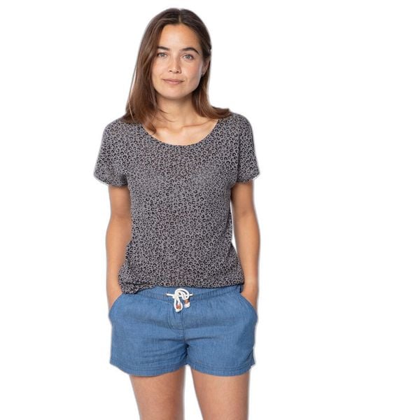 Koszulka damska Protest PRTMEGAN t-shirt. Czarne koszulki sportowe damskie Protest, m, bez wzorów, bez kołnierzyka, bez ramiączek. Za 159.99 zł.