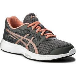 Buty ASICS - Stormer 2 Gs C811N Carbon/Begonia Pink/White 9706. Szare obuwie sportowe damskie Asics, z materiału. W wyprzedaży za 139.00 zł.