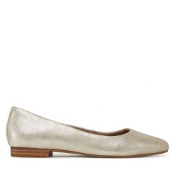 Baleriny Toms. Żółte baleriny damskie Toms, bez wzorów, bez obcasa. Za 299.99 zł.