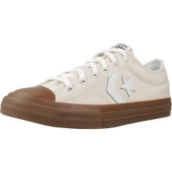 Buty CONVERSE STAR PLAYER 76 Beżowy. Brązowe trampki i tenisówki damskie Converse, bez wzorów, z tkaniny, retro, bez zapięcia. Za 253.99 zł.