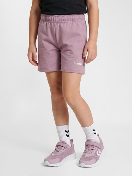 Szorty dla dziewcząt Hummel. Niebieskie spodenki dla dziewczynek Hummel, bez wzorów, z bawełny, sportowe. Za 149.00 zł.