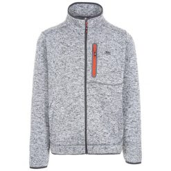 Bluza Polarowa Męska Bingham. Szare bluzy męskie Trespass, na zimę, l, bez wzorów, z dzianiny, bez kaptura. Za 198.99 zł.