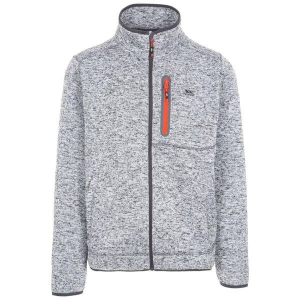Bluza Polarowa Męska Bingham. Szare bluzy męskie Trespass, na zimę, l, bez wzorów, z dzianiny, bez kaptura. Za 198.99 zł.