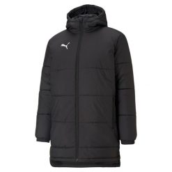 Kurtka męska Puma Bench. Białe kurtki sportowe męskie Puma, m, bez wzorów, do piłki nożnej. Za 546.13 zł.