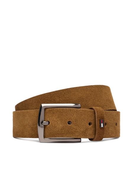 Tommy Hilfiger Pasek Denton 3.5 Suede AM0AM15046 Brązowy. Brązowe paski damskie Tommy Hilfiger, bez wzorów. Za 209.99 zł.