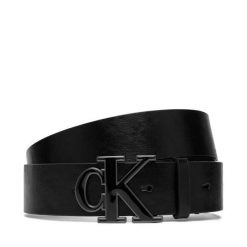 Pasek Calvin Klein. Czarne paski damskie Calvin Klein, bez wzorów. Za 289.99 zł.