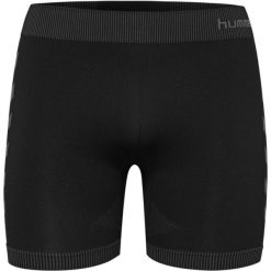 Szorty Hummel First Seamless. Czarne krótkie spodenki sportowe męskie Hummel, m, bez wzorów, z tkaniny, na fitness i siłownię. Za 78.00 zł.