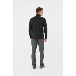 Bluza trekkingowa męska z technicznej dzianiny Admont. Czarne bluzy męskie Viking, m, bez wzorów, z dzianiny, bez kaptura. Za 189.90 zł.