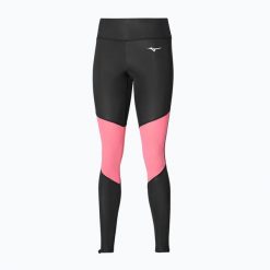Legginsy damskie Mizuno Core Long. Czarne legginsy damskie Mizuno, l, bez wzorów, z elastanu, długie, do biegania. Za 119.99 zł.