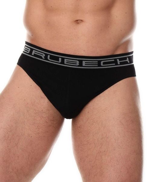 Slipy bawełniane męskie Brubeck Comfort Cotton. Niebieskie slipki męskie Brubeck, m, bez wzorów, z bawełny. Za 41.99 zł.