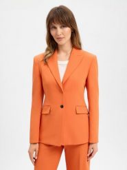 HUGO Marynarka - Asmalla Kobiety pomarańczowy, 36. Brązowe żakiety damskie Hugo, bez wzorów, z materiału, biznesowe. Za 899.95 zł.