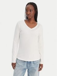 Liu Jo Sport Bluzka TA6053 JS003 Écru Regular Fit. Koszule damskie Liu Jo Sport, m, bez wzorów, z bawełny, sportowe, bez kołnierzyka, bez ramiączek. Za 259.99 zł.