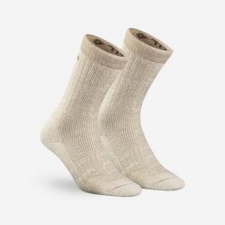 Second Life - Skarpety turystyczne Quechua SH100 Ultra- Warm... - Stan Doskonały. Białe skarpety męskie QUECHUA, bez wzorów, z materiału. Za 67.99 zł.