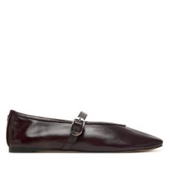Baleriny Nokwol. Fioletowe baleriny damskie Nokwol, bez wzorów, bez obcasa. Za 499.99 zł.