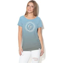 Colour Pleasure Koszulka CP-034 292 błękitna r. M/L. T-shirty damskie marki Colour Pleasure. Za 70.35 zł.