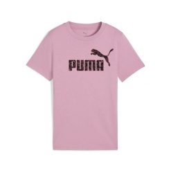 Młodzieżowa koszulka Essentials Graphic ze zwierzęcym wzorem PUMA. Czerwona t-shirty damskie Puma, m, bez wzorów, z bawełny, eleganckie, bez kołnierzyka. Za 64.00 zł.