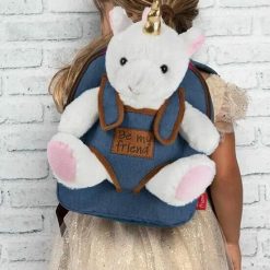 Plecak z pluszową zabawką Perletti Tiara Unicorn backpack. Zielone torby i plecaki dziecięce Perletti, z materiału. Za 159.50 zł.
