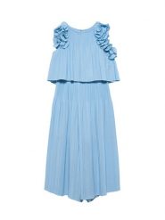 Abel & Lula Komplet bluzka i spodnie 5285 Błękitny Regular Fit. Niebieskie t-shirty i topy dla dziewczynek Abel & Lula, bez wzorów, z syntetyku, bez ramiączek. Za 449.99 zł.