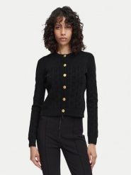 Marciano Guess Kardigan G6YR03 Z1015 Czarny Slim Fit. Czarne kardigany damskie Marciano Guess, xs, z aplikacjami, z wiskozy, bez kołnierzyka, bez ramiączek, bez kaptura. Za 689.99 zł.