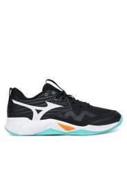 Mizuno Buty halowe Wave Momentum Pro V1GA2540 Czarny. Czarne buty sportowe męskie Mizuno, ze skóry, bez zapięcia. Za 349.99 zł.