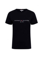 Tommy Hilfiger Koszulka Kobiety Bawełna niebieski, S. Niebieskie t-shirty damskie Tommy Hilfiger, s, bez wzorów, z bawełny, bez kołnierzyka. Za 239.95 zł.